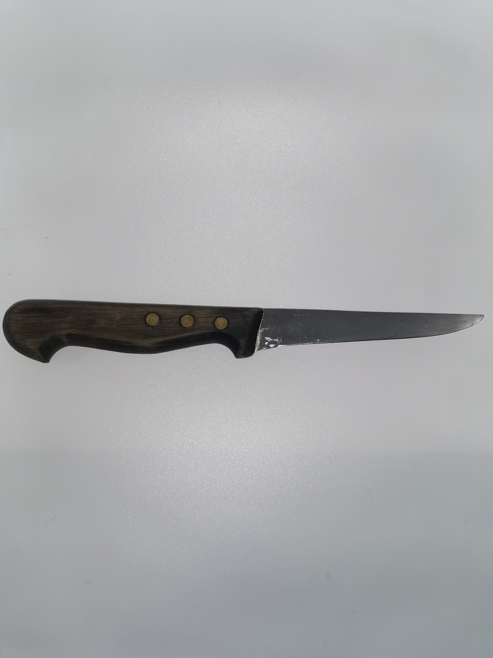 LUDWIG SCHIFF Vintage 10" Boning knife Stainless, W/ Wood Handle Dolingen German - Picture 4 of 6